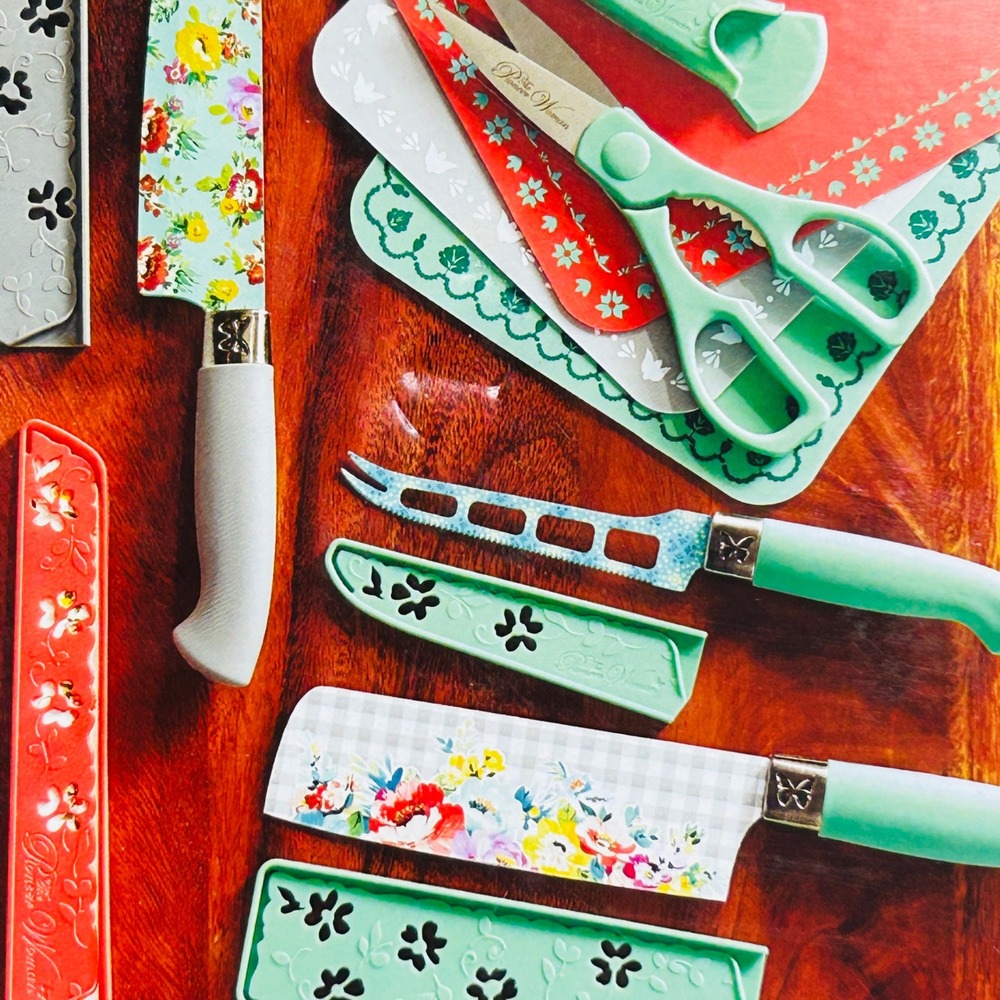 The Pioneer Woman Sweet Romance 20 Piece Cutlery Set Multicolor Floral New - Picture 3 of 6